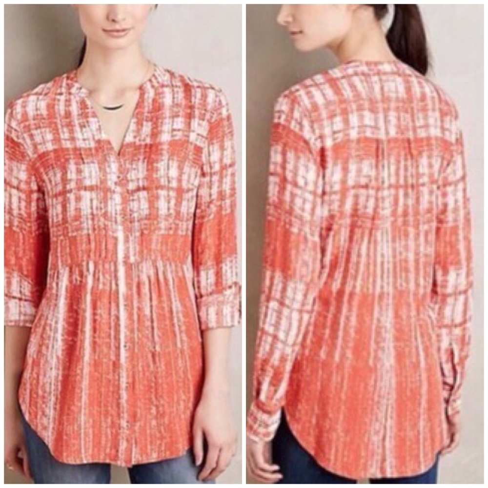 Anthropologie Maeve Calia Button Down Tunic 6